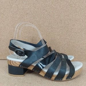 Dansko Womens Block Heel Strappy Sandal Size 39